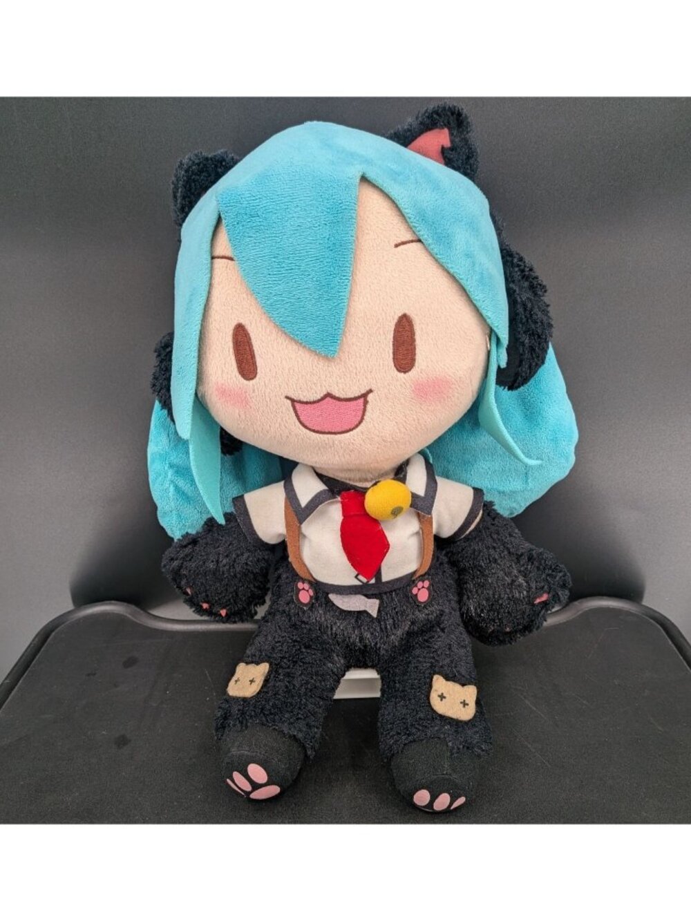Sega Hatsune Miku Nyanko Cat Project DIVA Arcade Future Tone Plush Kawaii 15"